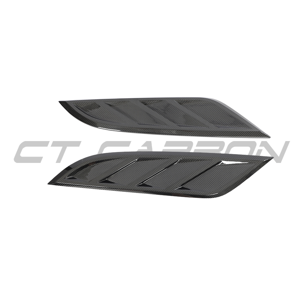 LAND ROVER DEFENDER L663 90/110/130 CARBON FIBRE BONNET/HOOD VENTS - CT DESIGN