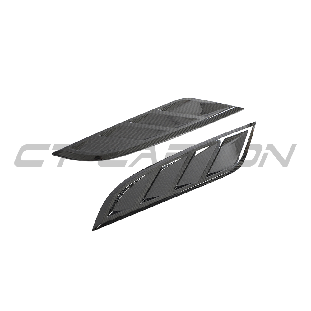 LAND ROVER DEFENDER L663 90/110/130 CARBON FIBRE BONNET/HOOD VENTS - CT DESIGN