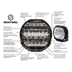 Lazer Lamps Sentinel 7" Standard LED Spot Light