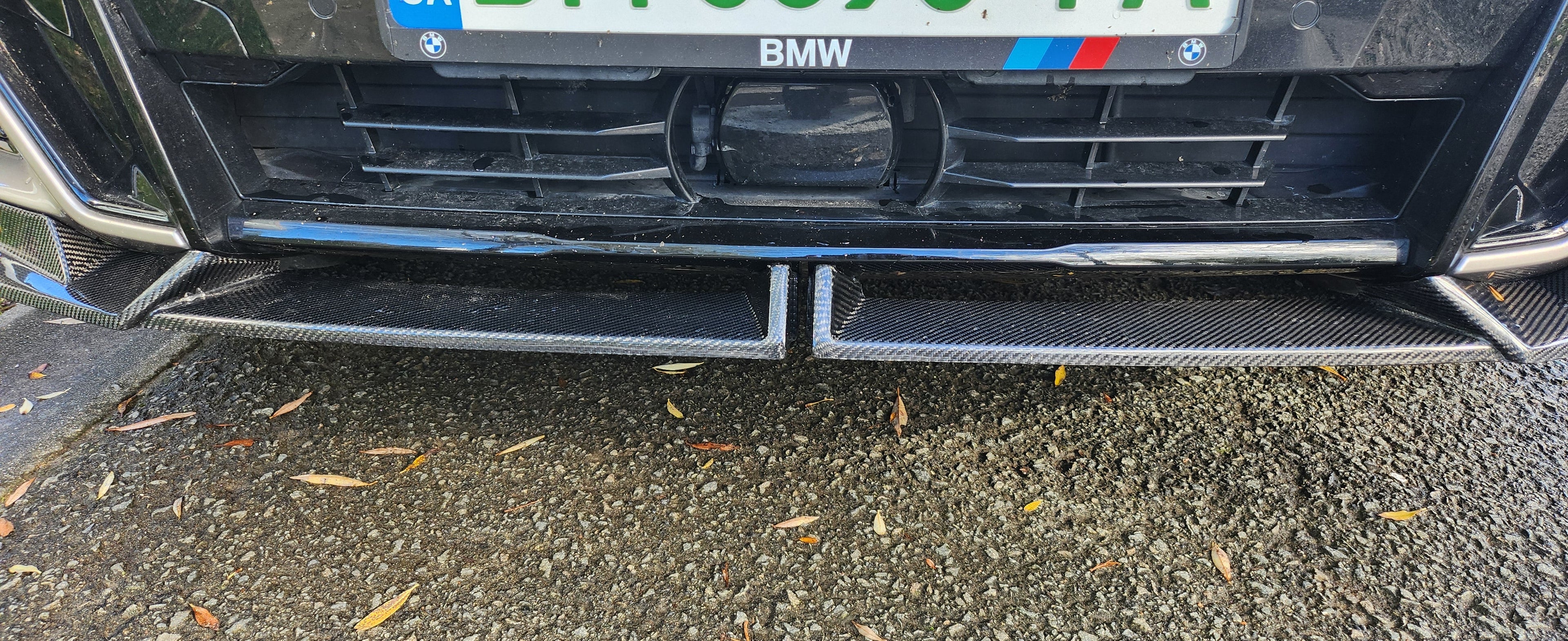 V Style Carbon Fibre Front Splitter for BMW G01 X3 G02 X4 G08 IX3 22-24