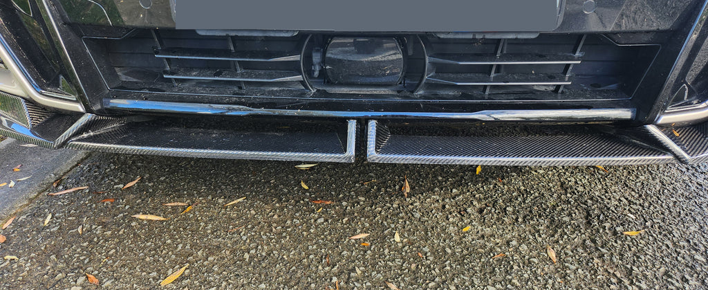 V Style Carbon Fibre Front Splitter for BMW G01 X3 G02 X4 G08 IX3 22-24