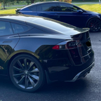 V3 Style Carbon Fibre Rear Diffuser for Tesla Model S 16-20