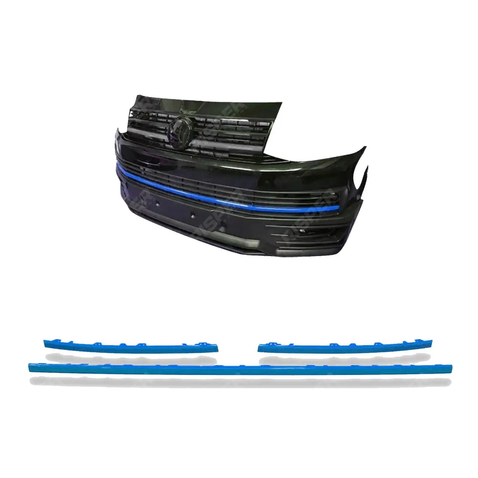 Lower 3 Piece Clip In Grille Streamer For VW T6 Transporter 2015-2019