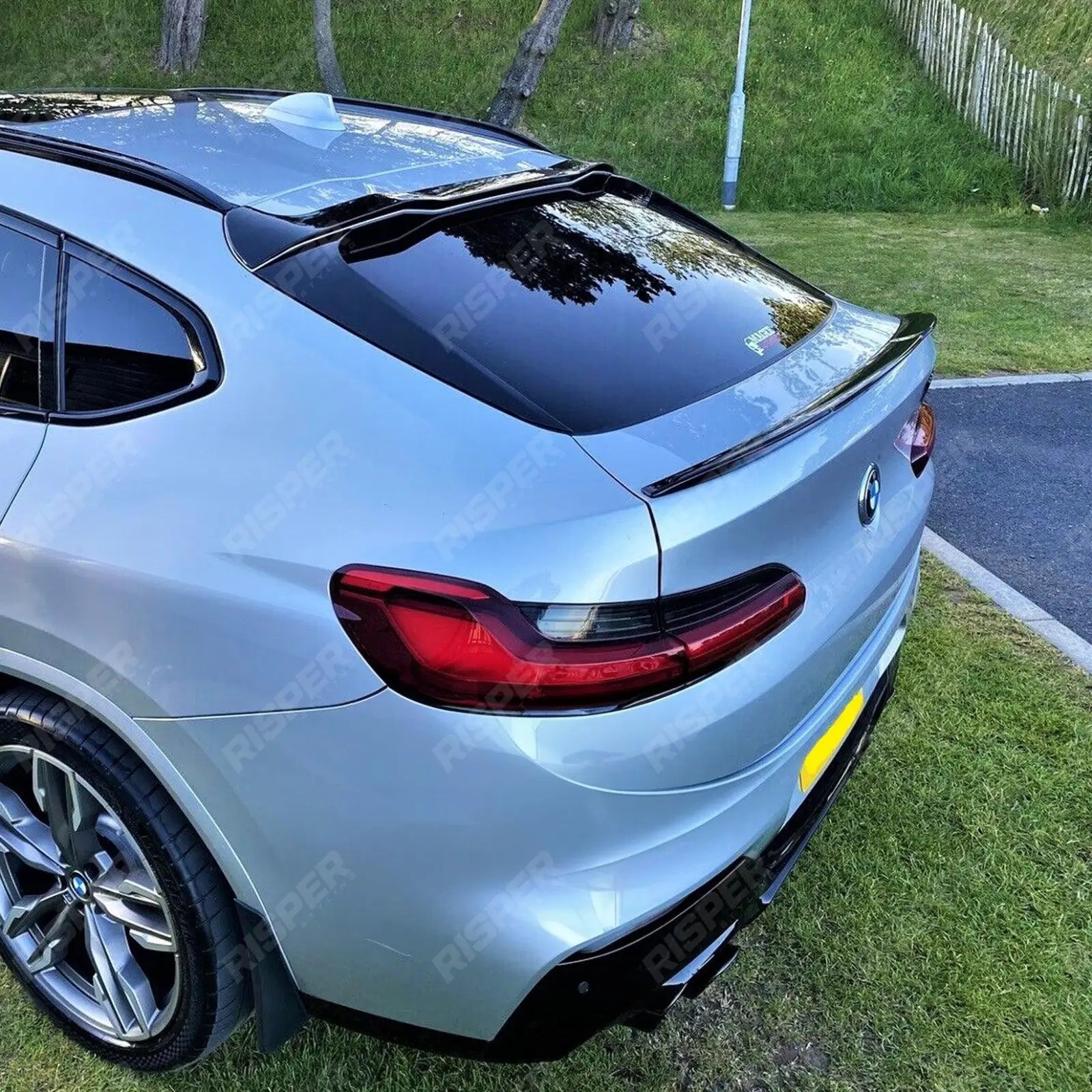 Lower Boot Spoiler In Gloss Black For BMW X4 G02 2018+
