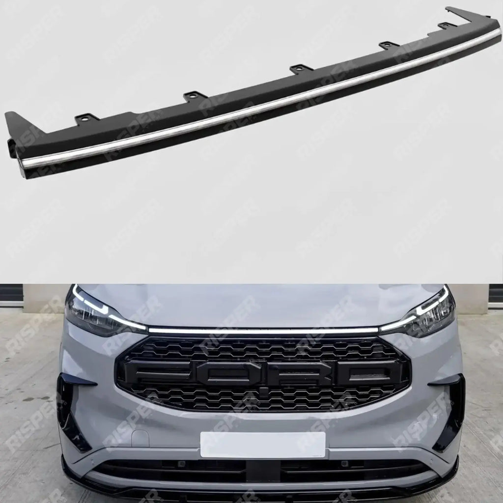 Luminex Front Upper DRL Grill With White LED Lights For Ford Transit Custom MK2 2024+