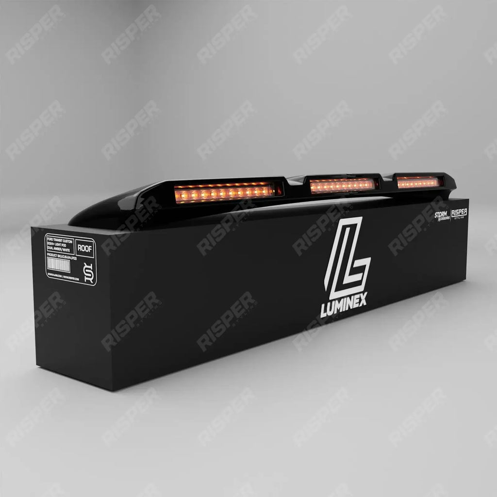 Luminex Roof Light Pod With Amber Strobe Gloss Black For Volkswagen Transporter T7 2025 on