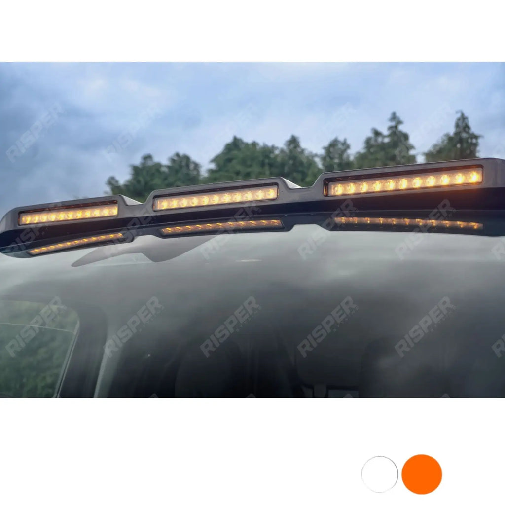 Luminex Roof Light Pod With Amber Strobe Gloss Black For Volkswagen Transporter T7 2025 on