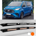 Luminex Roof Light Pod With Amber Strobe In Gloss Black For Ford Transit Custom MK2 2024 on
