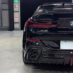 LUMING - BMW X6 G06 DRY CARBON FIBER LED REAR DIFFUSER