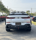 LUMING - BMW X6 G06 DRY CARBON FIBER LED REAR DIFFUSER