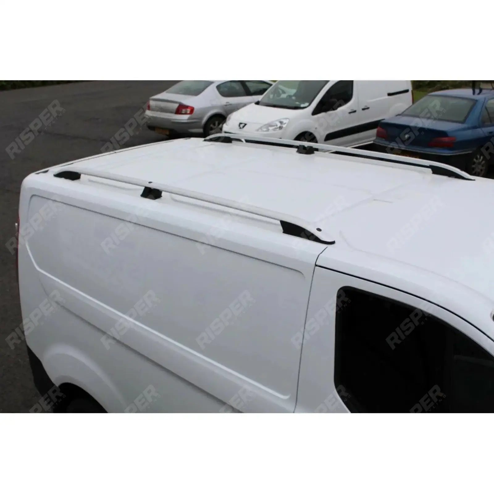 Lwb Aluminium Roof Bars Roof Rails Silver For Ford Transit Custom 2013 - 2024