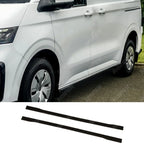 LWB Side Skirt Splitters In Gloss Black For Volkswagen Transporter T7 2025+