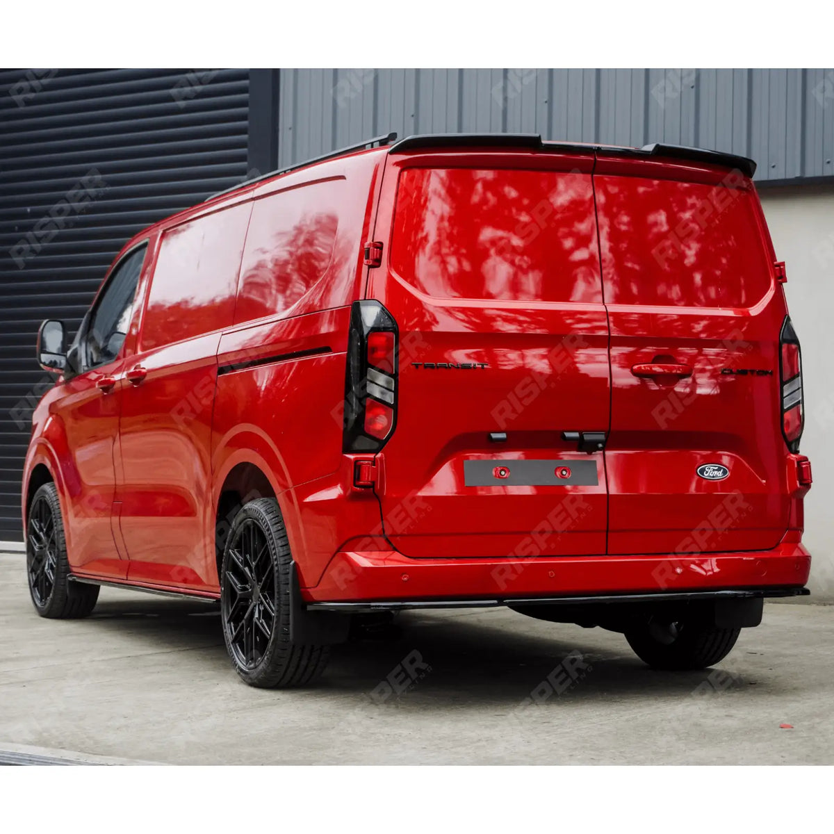 LWB Sport Style Roof Rails In Black For Ford Transit Custom 2024+