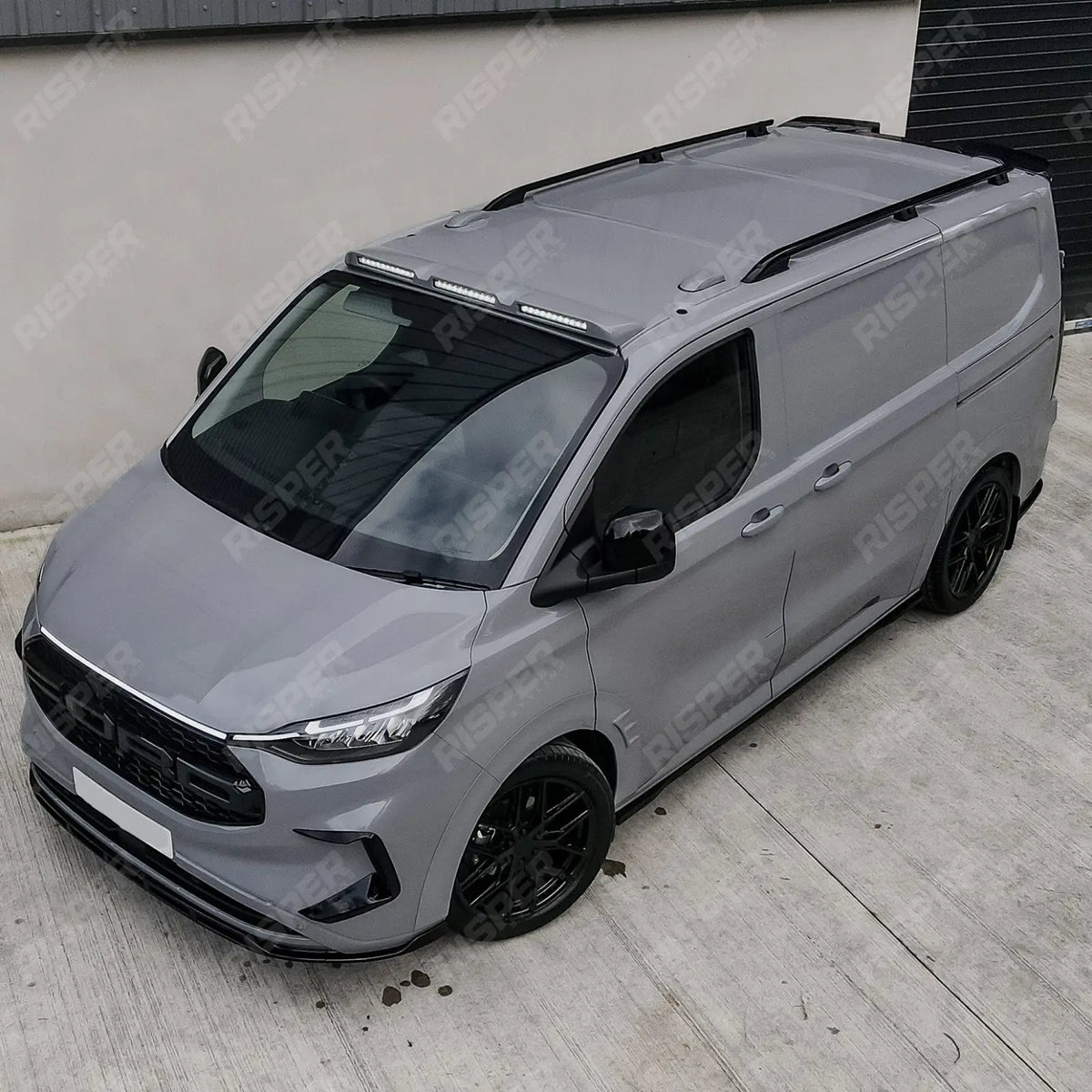 LWB Sport Style Roof Rails In Black For Ford Transit Custom 2024+