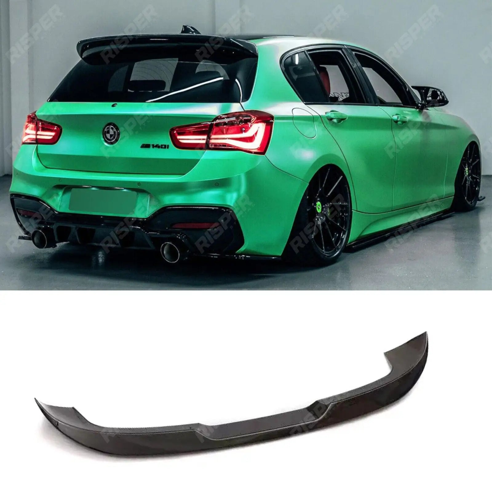 M Performance Boot Roof Spoiler In Gloss Black For BMW 1 Series F20 F21 2012-2019