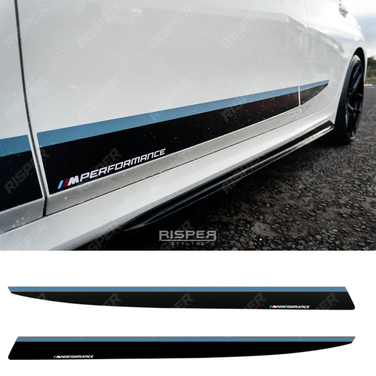 M Performance Side Door Stickers In Gloss Black For BMW 3 Series M Sport G20/G21 2018+