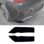 M-Sport Rear Bumper Corner Splitters In Gloss Black For BMW X3 G45 2025+