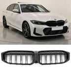 M Style Front Grille In Gloss Black For Bmw G20/G21 3 Series LCI