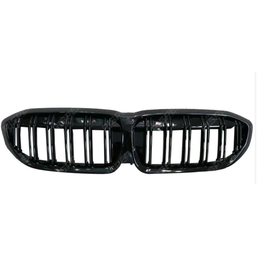 M3 Style Front Grill Gloss Black Double Slat For BMW 3 Series G20/G21 2018-2021 (pre-lci)
