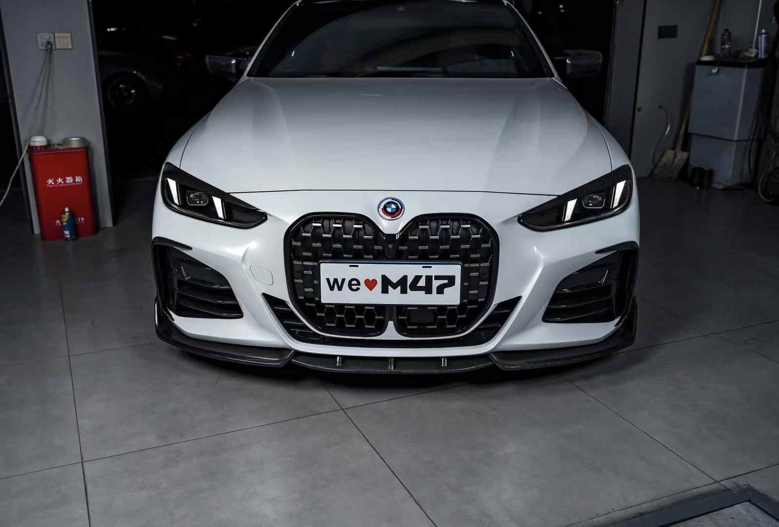 M47 - BMW 4 SERIES G22 / G23 DRY CARBON FIBRE FRONT LIP