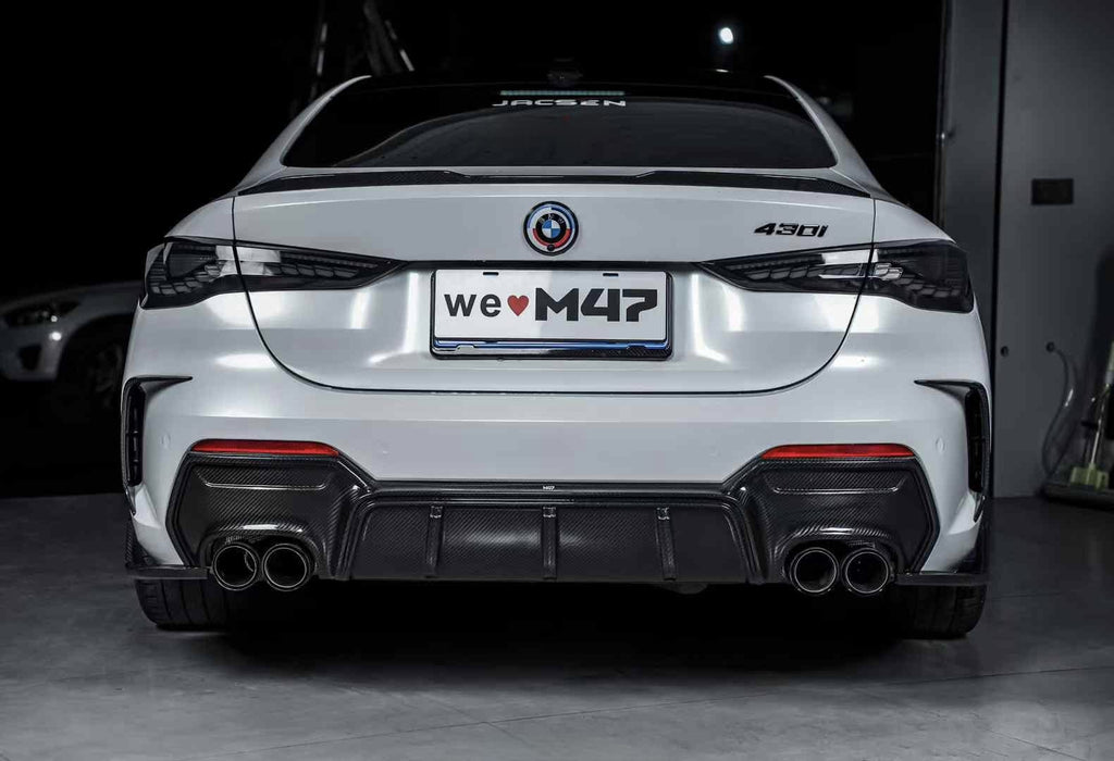 M47 - BMW 4 SERIES G22 / G23 DRY CARBON FIBRE REAR DIFFUSER