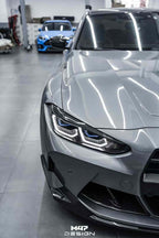 M47 - BMW M3 G80 / M4 G82 DRY CARBON FIBRE HEADLIGHT EYEBROWS