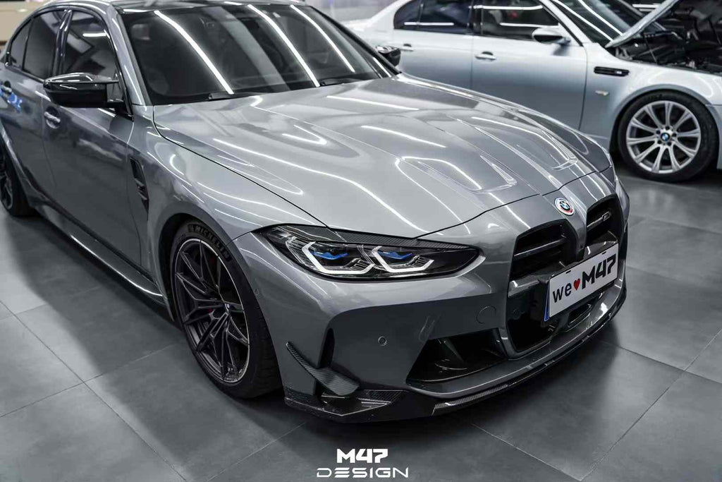 M47 - BMW M3 G80 / M4 G82 DRY CARBON FIBRE HEADLIGHT EYEBROWS