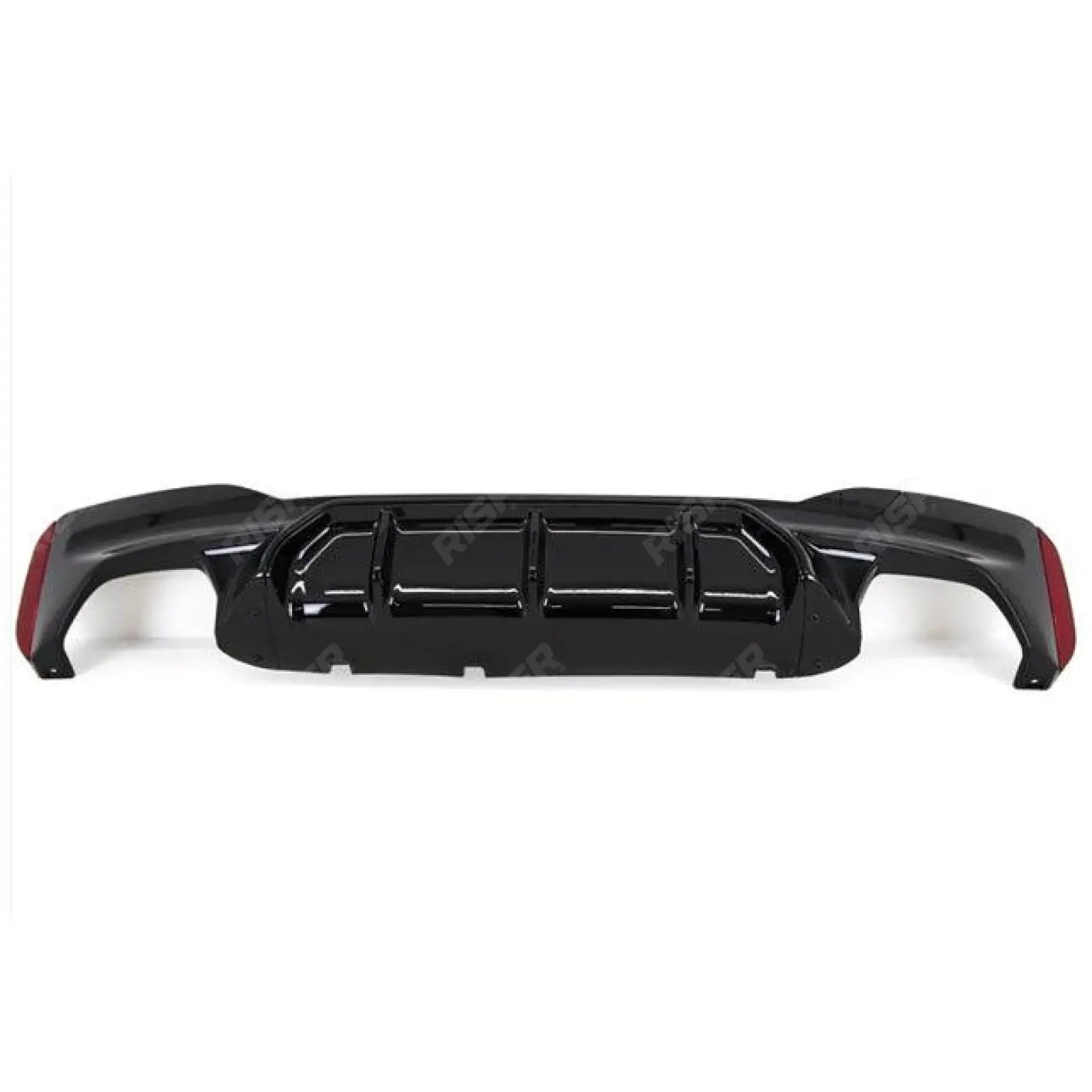 M5 Look Rear Diffuser Quad Exit Gloss Black For BMW 5 Series M Sport G30 G31 2017-2024