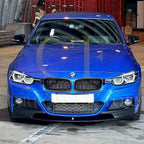 MP Style Matt Black Front Splitter for BMW F30 F31 3 Series M Sport 12-19