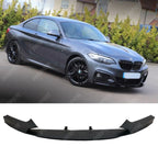 M Sport Front Splitter 2013-2021 In Matte Black For BMW 2 Series F22 F23