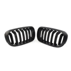 Matte Black Front Grill Solid Slat For Bmw X5 F15 2013-2018