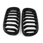 Matte Black Front Grill Solid Slat For Bmw X5 F15 2013-2018