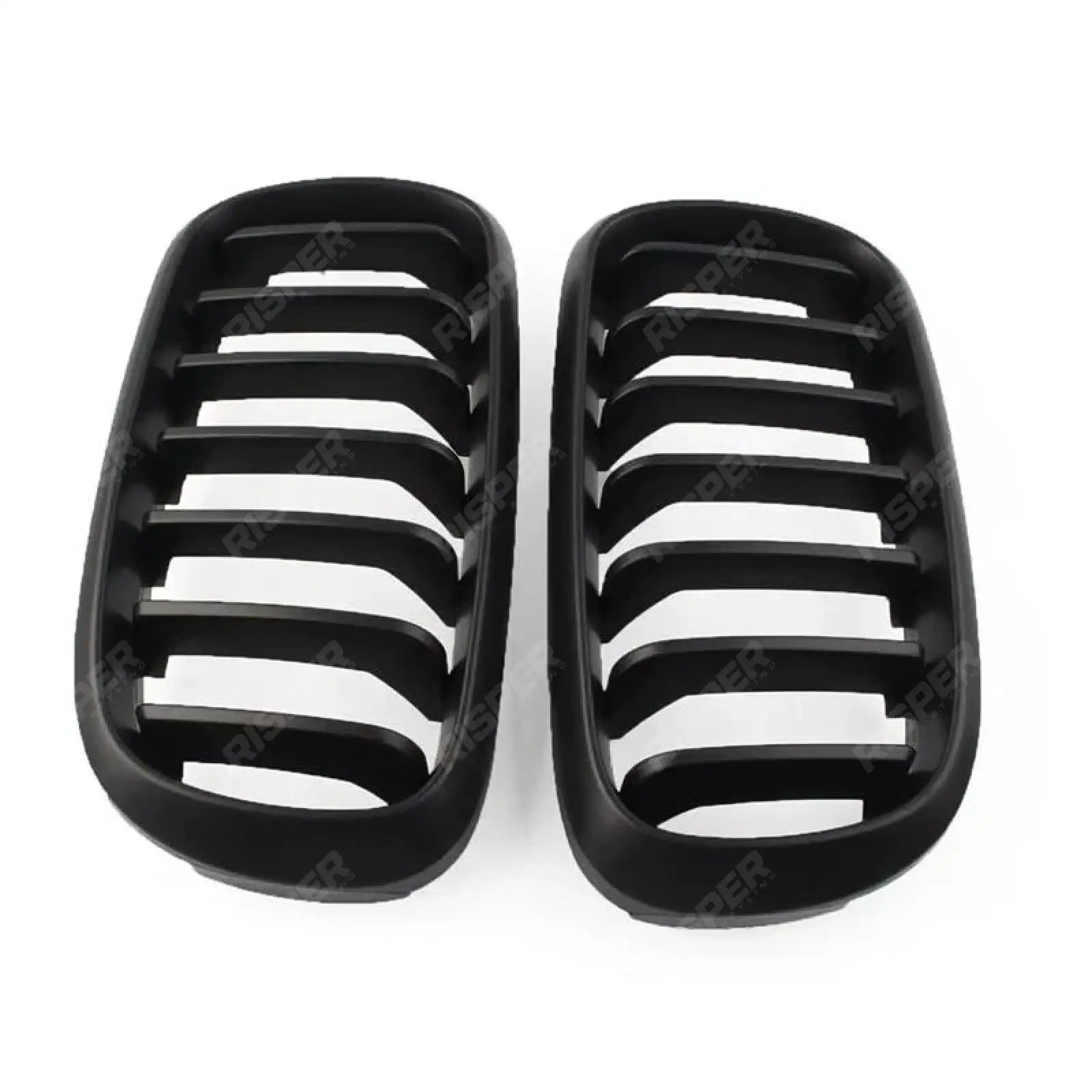 Matte Black Front Grill Solid Slat For Bmw X5 F15 2013-2018
