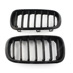 Matte Black Front Grill Solid Slat For Bmw X5 F15 2013-2018