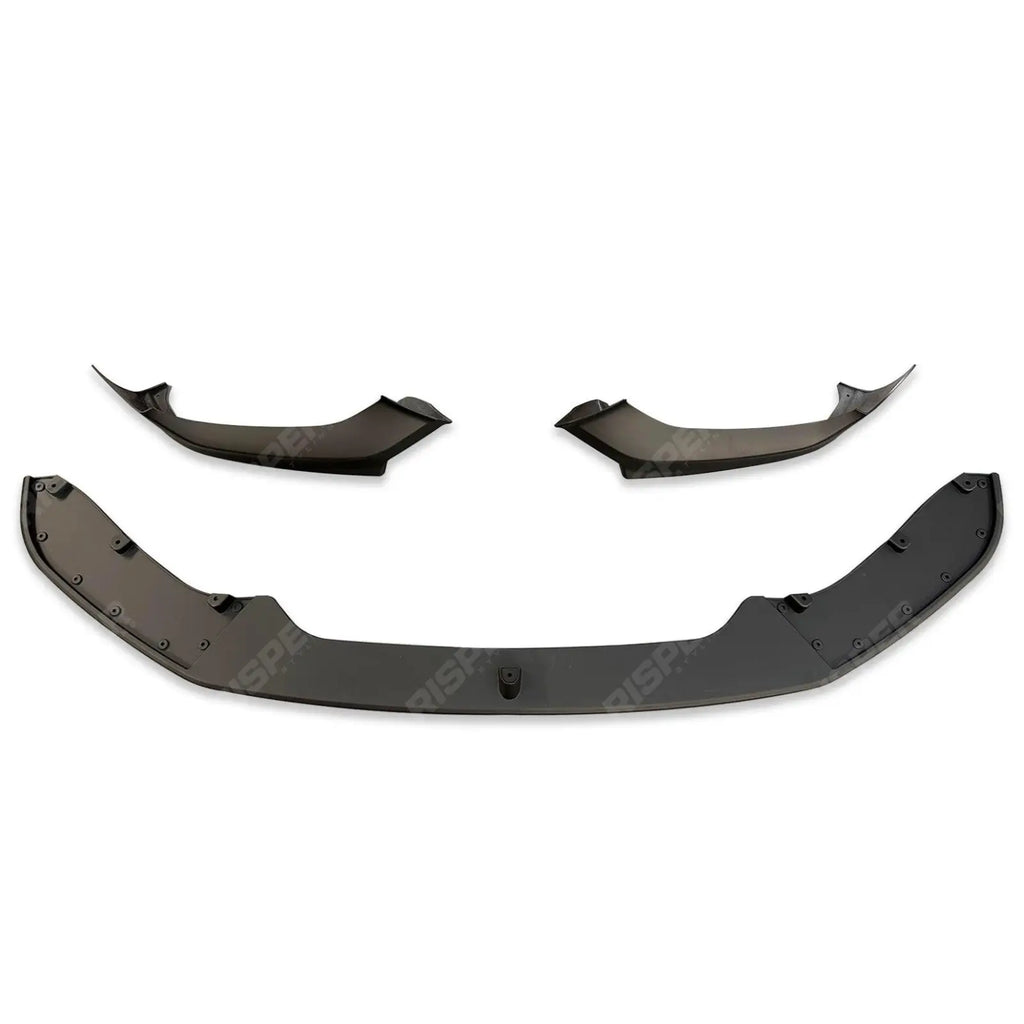 Matte Black Front Splitter Lip For BMW 1 Series F20 LCI Facelift M Sport 2015-2019