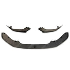 Matte Black Front Splitter Lip For BMW 1 Series F20 LCI Facelift M Sport 2015-2019
