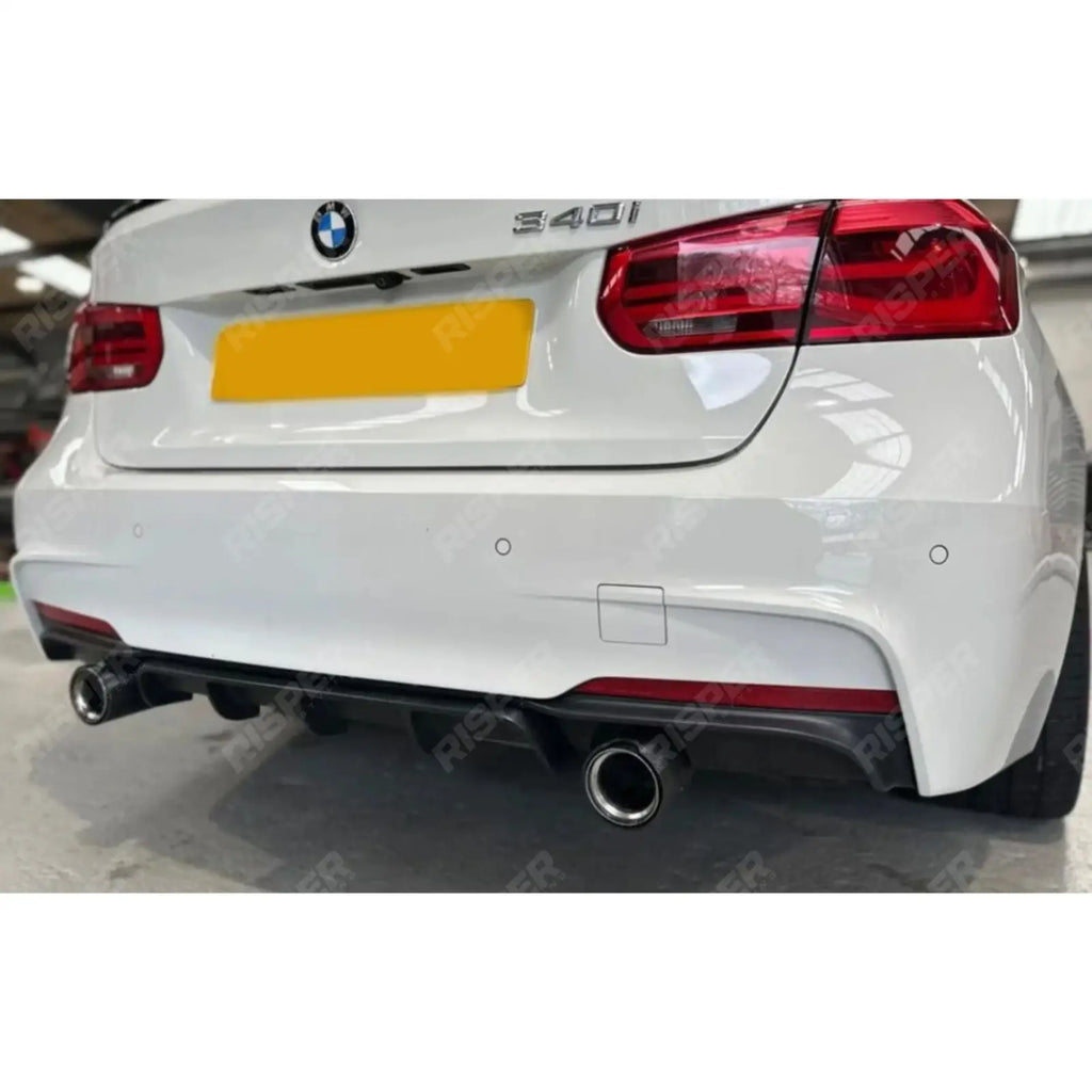 Matte Black Full Aero Body Kit Diffuser 0___0 For BMW 3 Series F30 M Sport 2012-2018