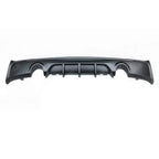 Matte Black Rear Diffuser Dual Single Exit For BMW 2 Series F22 M Sport 2013-2018