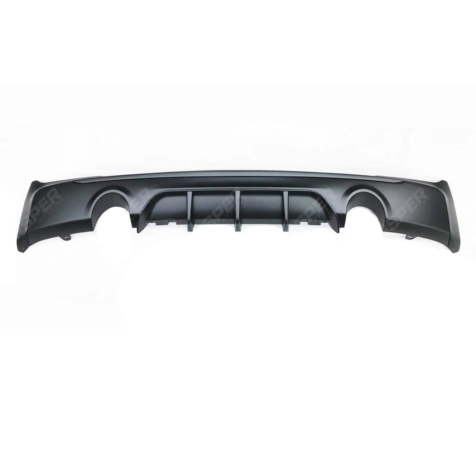 Matte Black Rear Diffuser Dual Single Exit For BMW 2 Series F22 M Sport 2013-2018