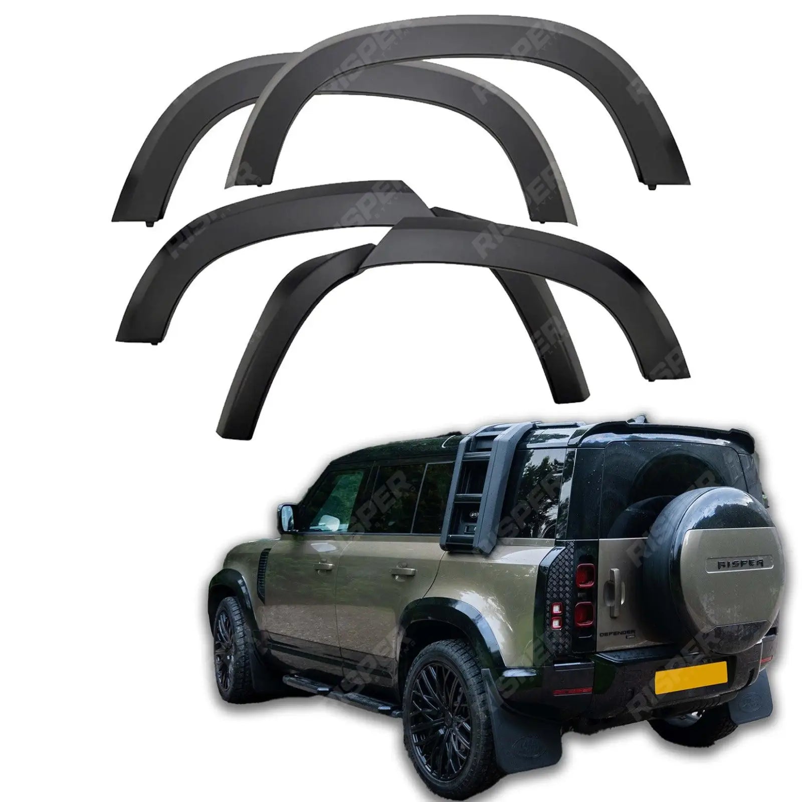 Matte Black Wheel Arch Kit For Land Rover Defender 110 2020 On