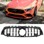 Mercedes A Class W177 2018+ - Front Grill Pan Americana GT-R Style in Gloss Black