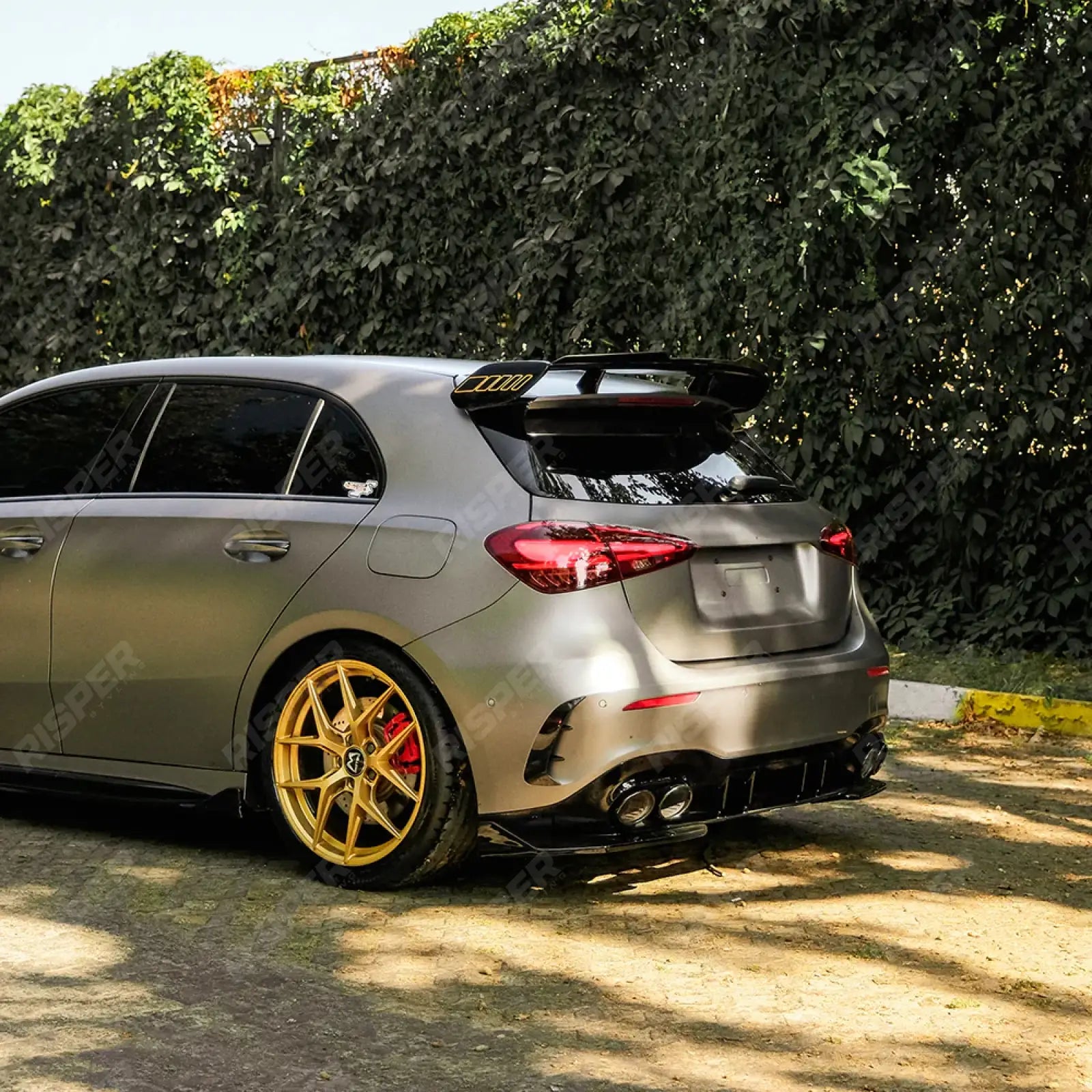 Mercedes A45 W177 2019-2023 & Facelift 2023 On Aero Body Kit In Gloss Black