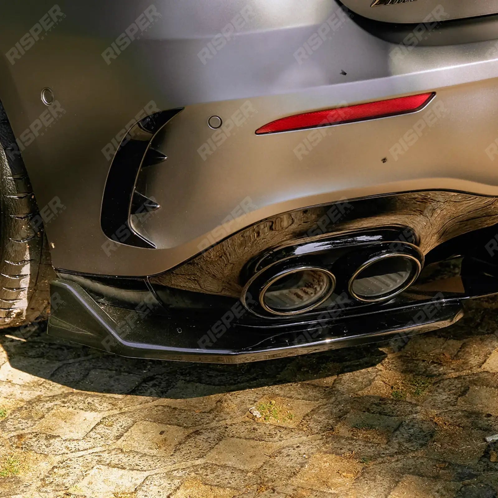 Mercedes A45 W177 2019-2023 & Facelift 2023 On Aero Body Kit In Gloss Black