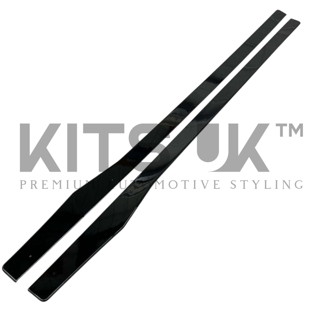 Mercedes C Class side extensions Black