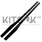Mercedes C Class side extensions Black