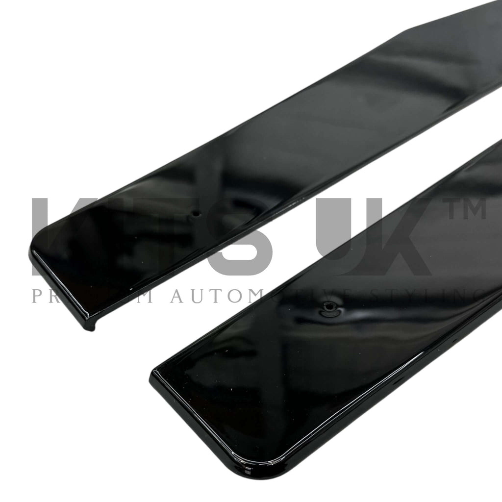 Mercedes C Class side extensions Black