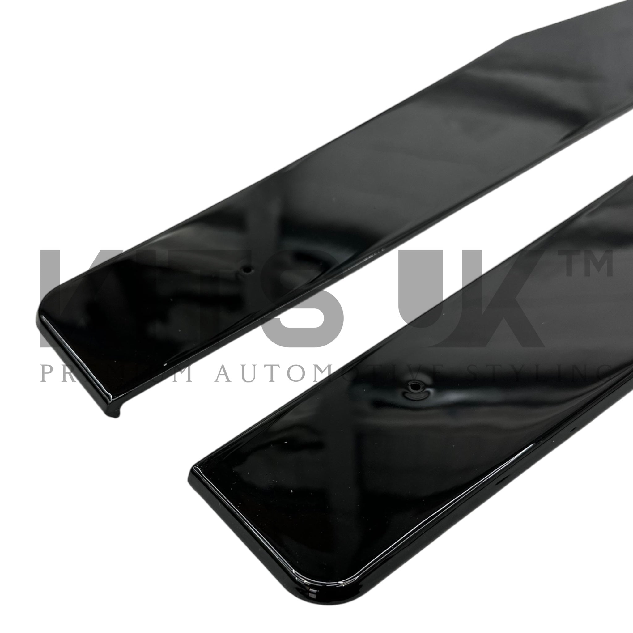 Mercedes C Class W205 & C63 Side Extensions Gloss Black