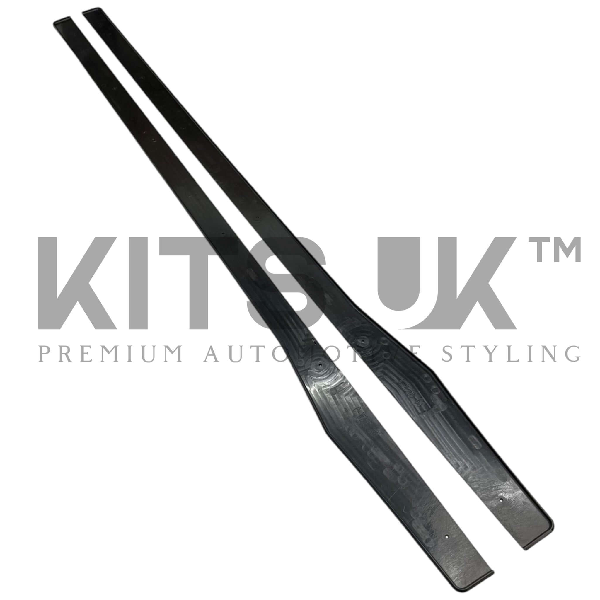 Mercedes C Class W205 & C63 Side Extensions Gloss Black