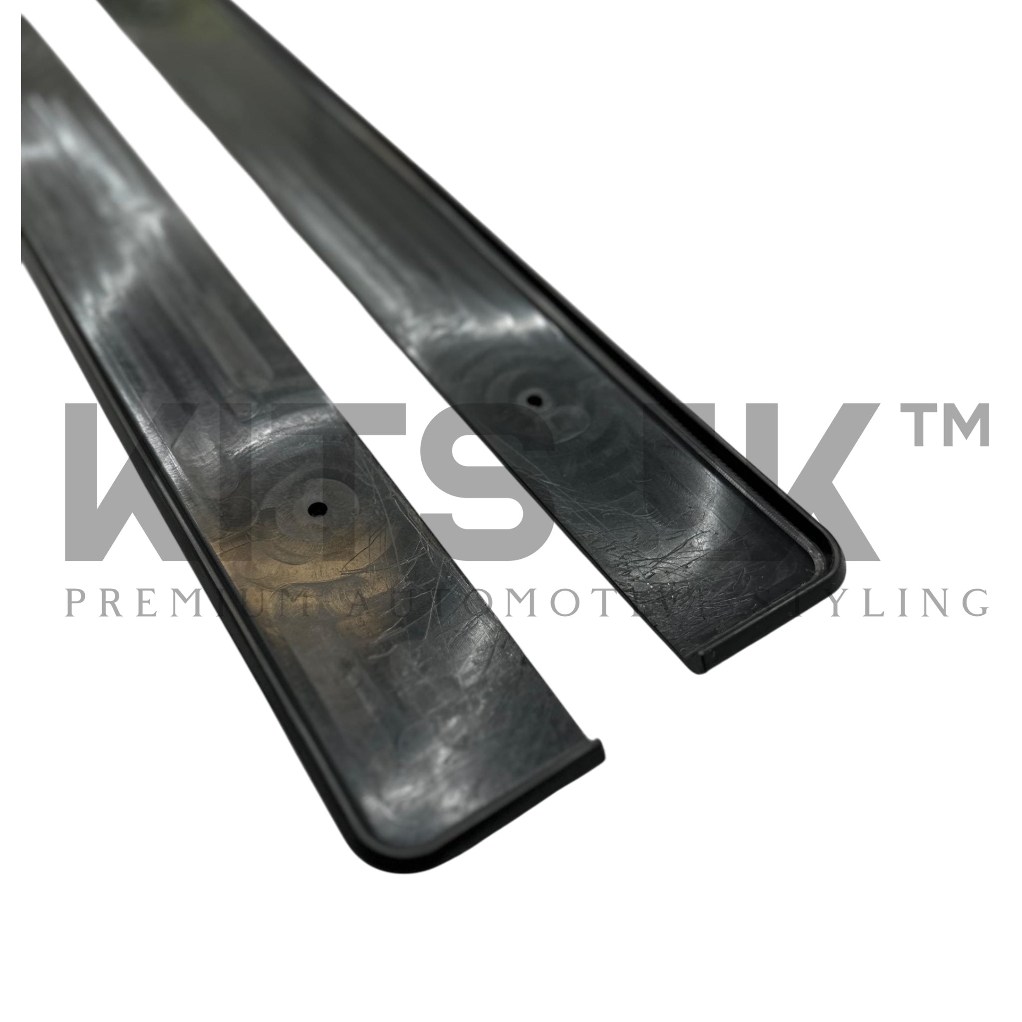 Mercedes C Class W205 & C63 Side Extensions Gloss Black