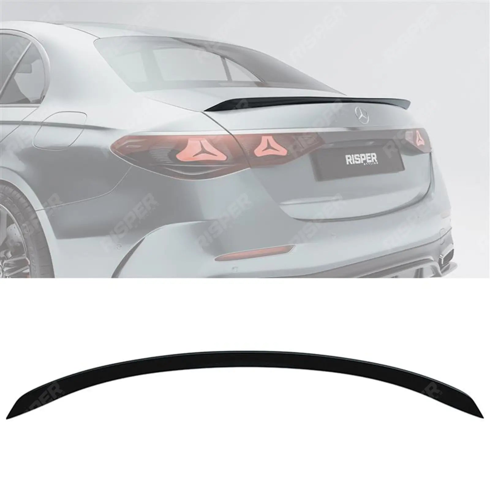 Mercedes E Class W214 2024+ Rear Spoiler E63s Style In Gloss Black